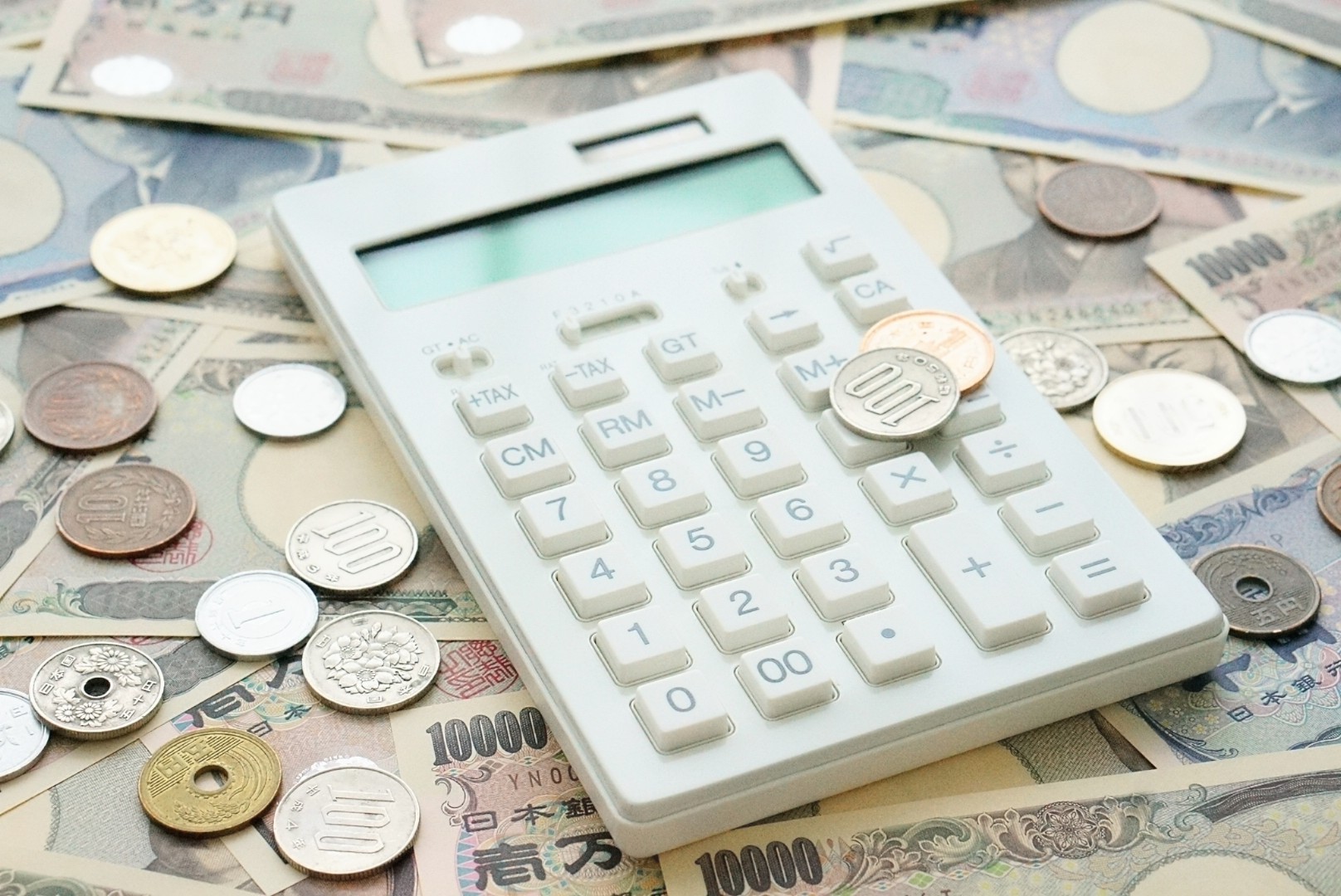 電卓とお金